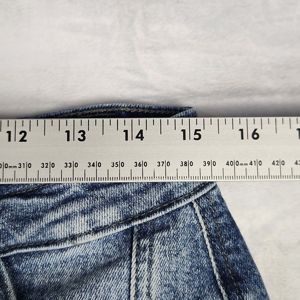 KanCan Jeans Womens Size 9/28 Avery‎ Straight Leg Cargo Jeans Dark Wash Denim - Picture 8 of 10